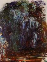 モネ　「しだれ柳」　1921-22　| 　89x116cm　 | マルモッタン美術館、パリ